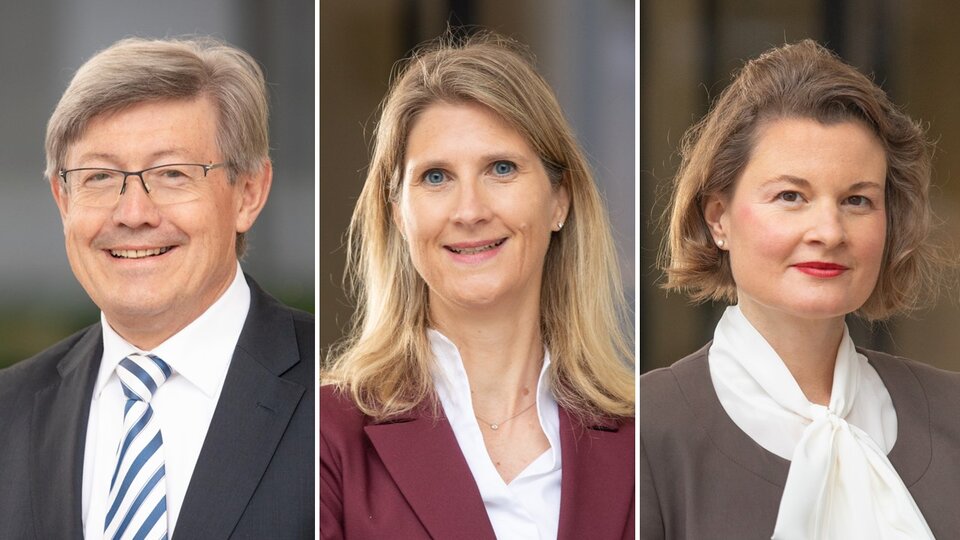 Erwin Steiger, Nicole Lüthy, Barbara Schikorr.